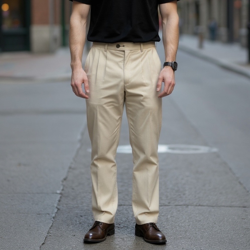 Ralph Lauren Straight Khaki Chinos - Cream - Picture 5 of 7
